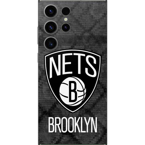 NBA Brooklyn Nets Dark Rust Galaxy S25 Ultra Skin